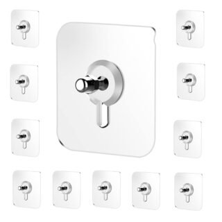 Transparent Screw Hook ( 10 Pcs set )