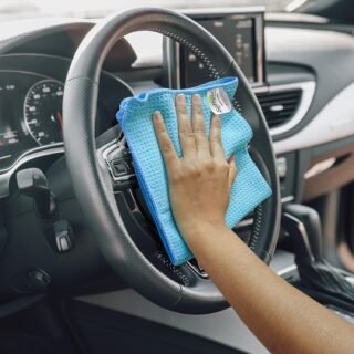 Waffle Cleaning Cloth 5 Pc Set