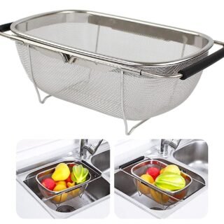 Steel Vegetable Washing Basket